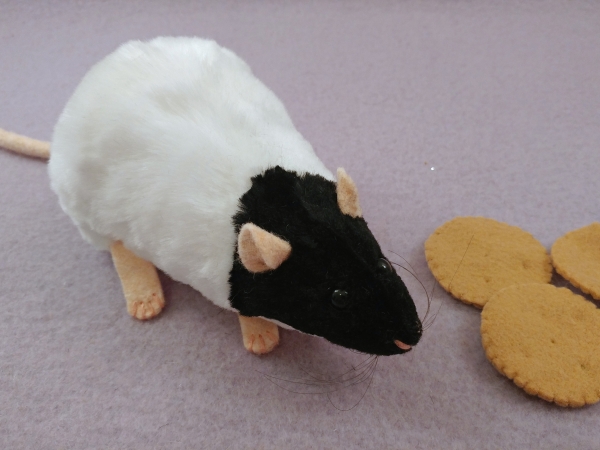 Black Capped Rat Plushie