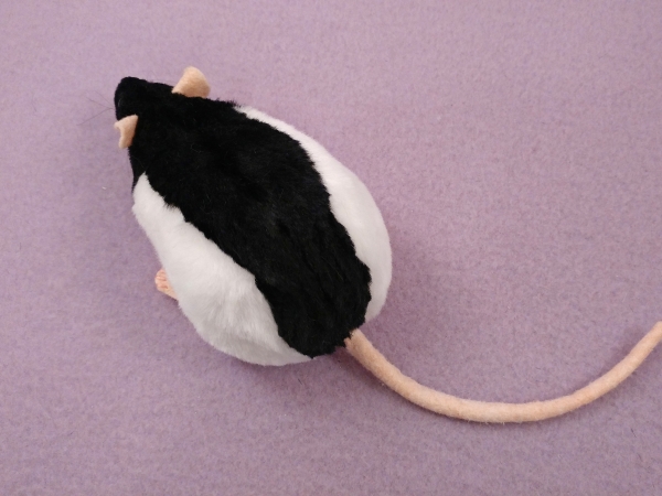 Black Hooded Rat Plushie