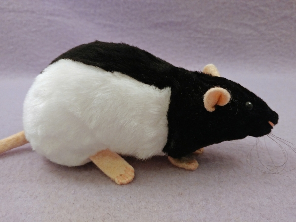 Black Hooded Rat Plushie