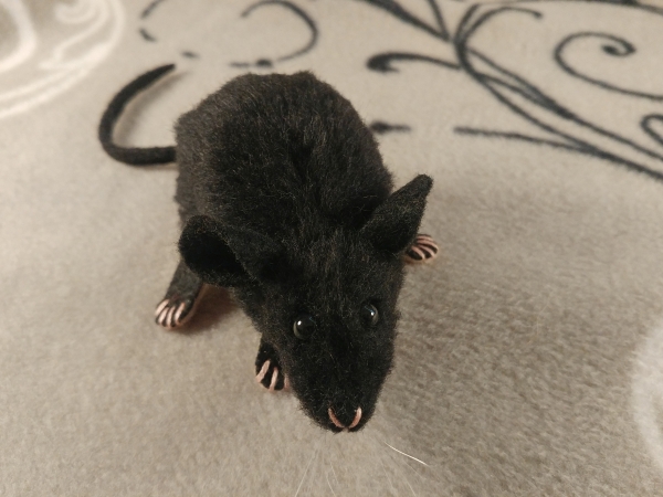 Black Mouse Plushie