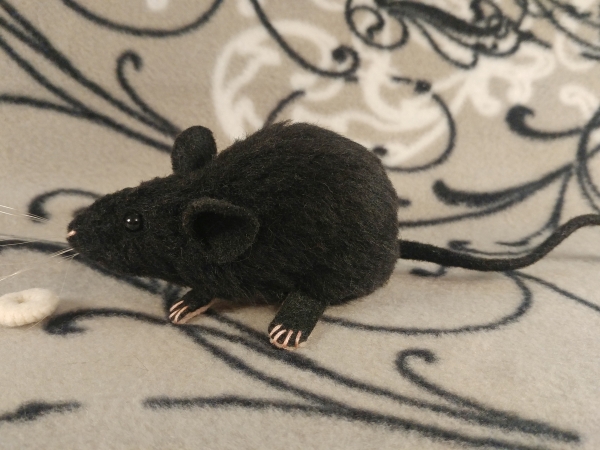 Black Mouse Plushie