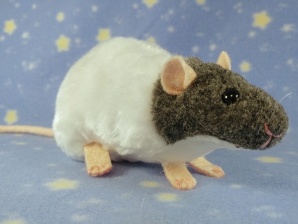 Blue Grey Capped Rat Plushie