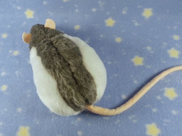 Blue Grey Hooded Rat Plushie