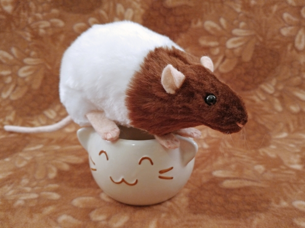 Brown Bareback Rat Plushie