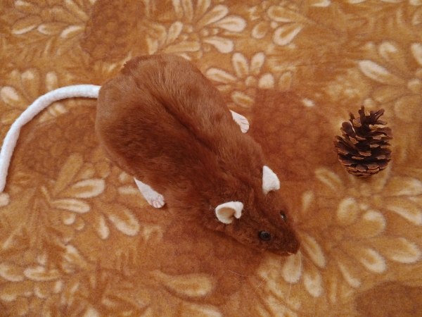 Brown Berkshire Rat Plushie