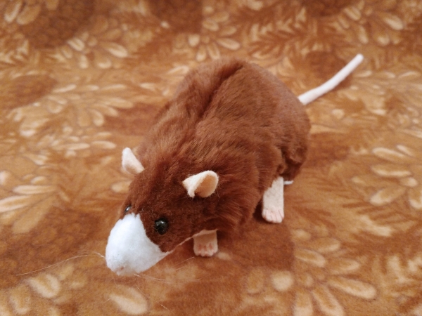 Brown Blazed Rat Plushie