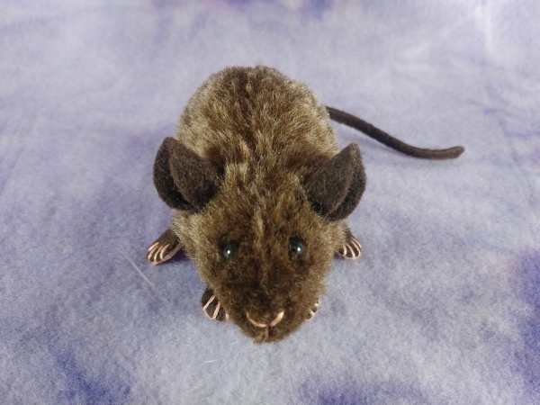 Brown Brindle Mouse Plushie