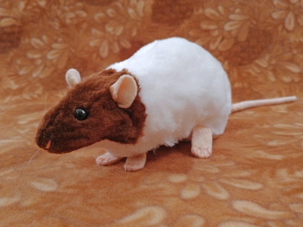 Brown Capped Rat Plushie