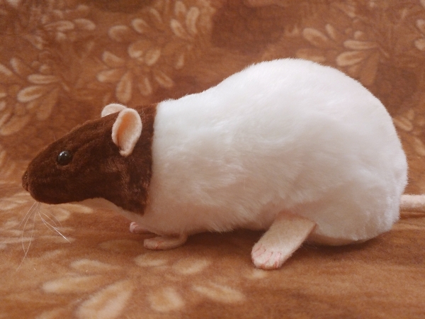 Brown Capped Rat Plushie