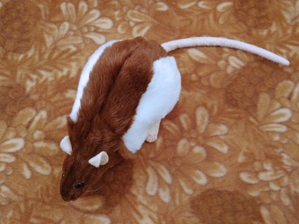 Brown Hooded Rat Plushie