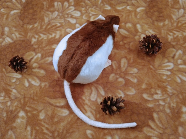 Brown Hooded Rat Plushie