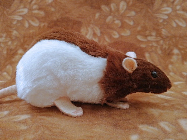 Brown Hooded Rat Plushie