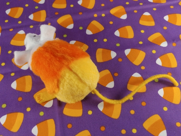 Candy Corn Mouse Plushie