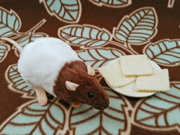 Dark Brown Bareback Rat Plushie