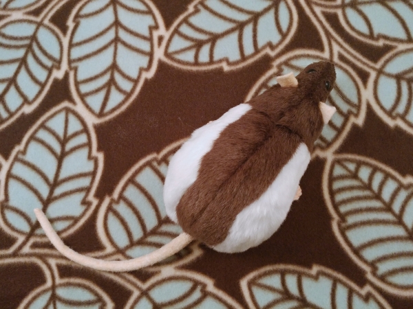 Dark Brown Hooded Rat Plushie