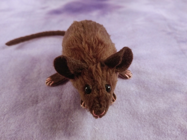 Dark Brown Mouse Plushie