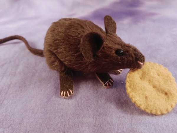 Dark Brown Mouse Plushie