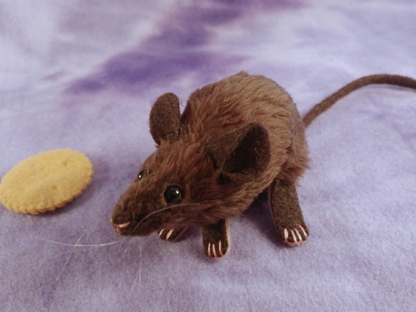 Dark Brown Mouse Plushie