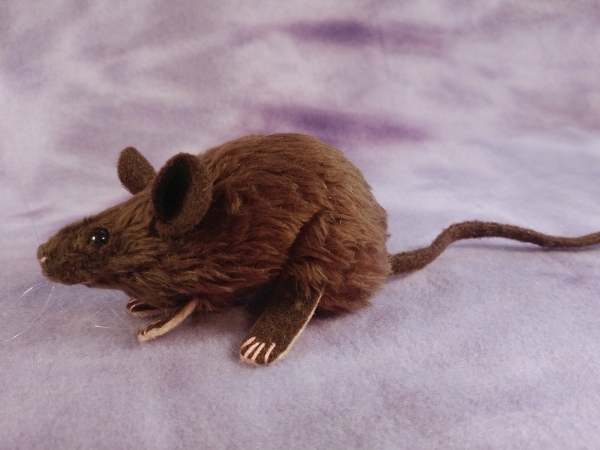 Dark Brown Mouse Plushie