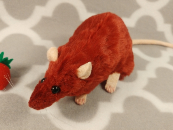 Maroon Rat Plushie