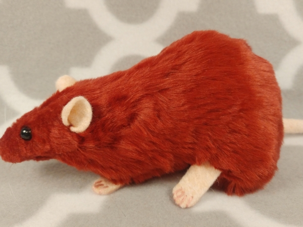 Maroon Rat Plushie