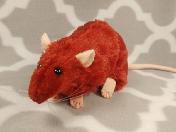 Maroon Rat Plushie