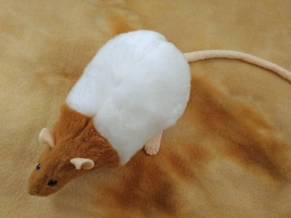 Fawn Bareback Rat Plushie