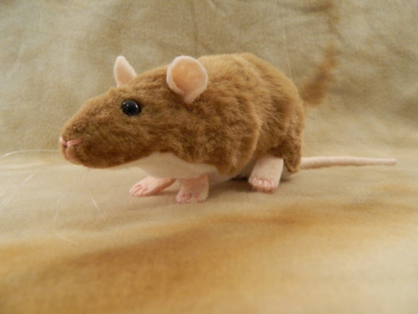 Fawn Berkshire Rat Plushie