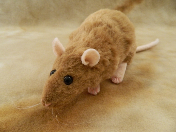 Fawn Berkshire Rat Plushie