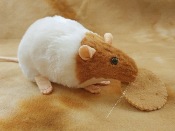 Fawn Capped Rat Plushie