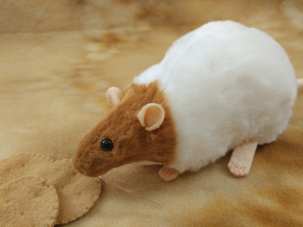 Fawn Capped Rat Plushie