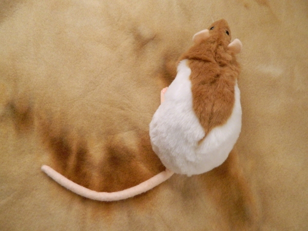 Fawn Half-Hooded Rat Plushie