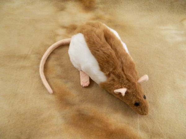 Fawn Hooded Rat Plushie