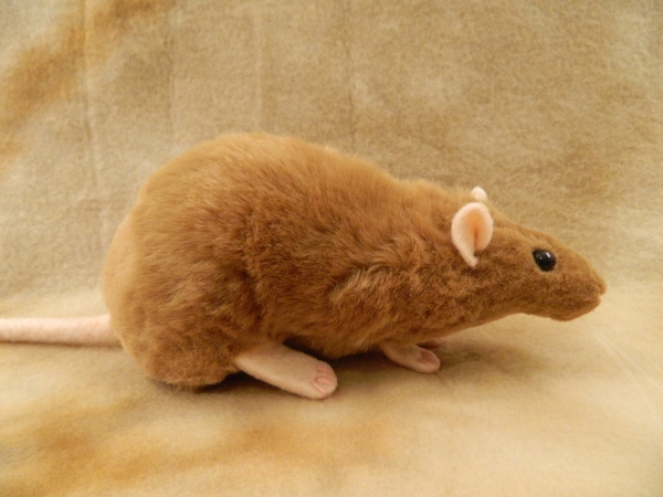 Fawn Rat Plushie