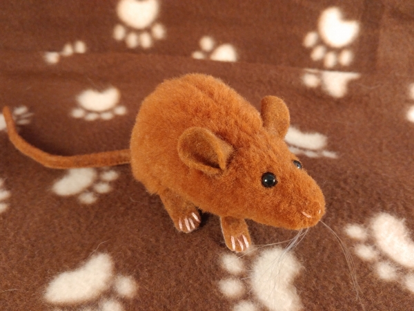 Ginger Mouse Plushie