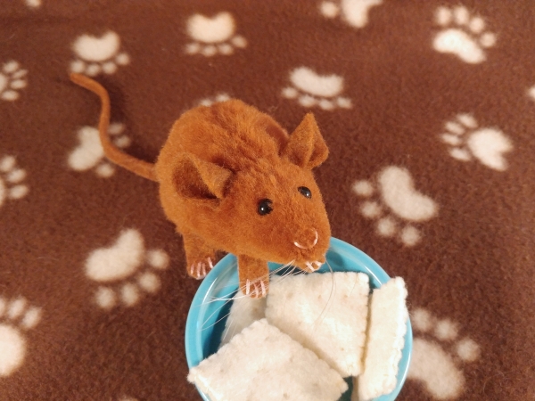 Ginger Mouse Plushie