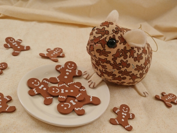 Gingerbread Guinea Pig Ornament