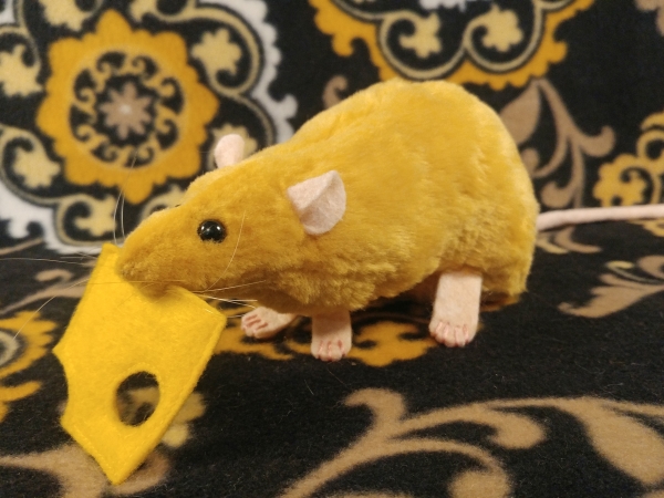 Gold Rat Plushie