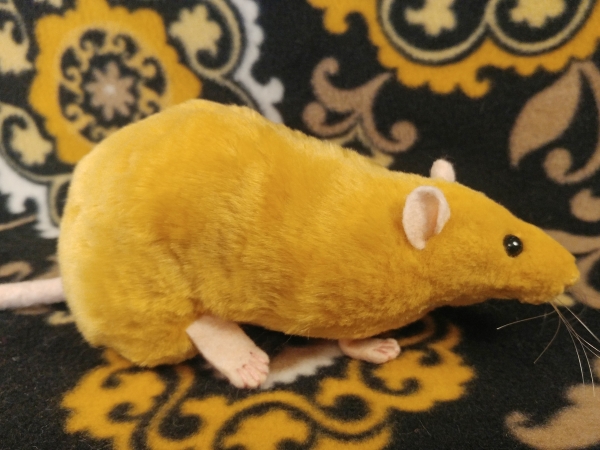 Gold Rat Plushie