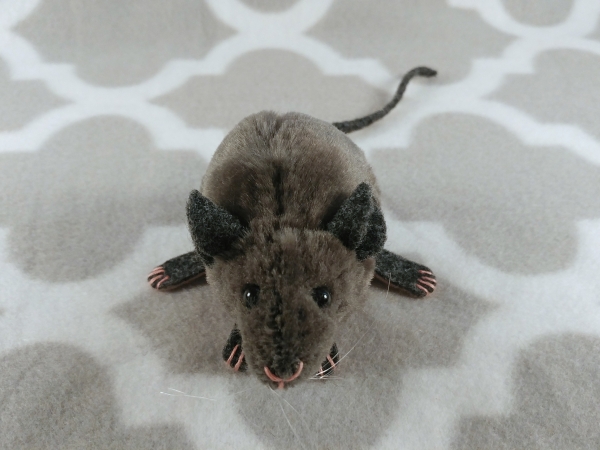 Grey Mouse Plushie