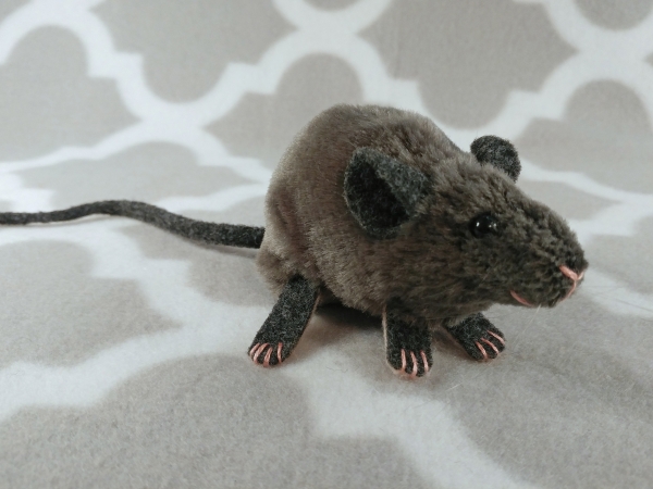 Grey Mouse Plushie