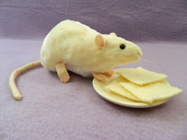 Ivory Berkshire Rat Plushie