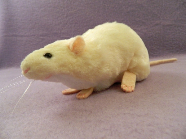 Ivory Berkshire Rat Plushie