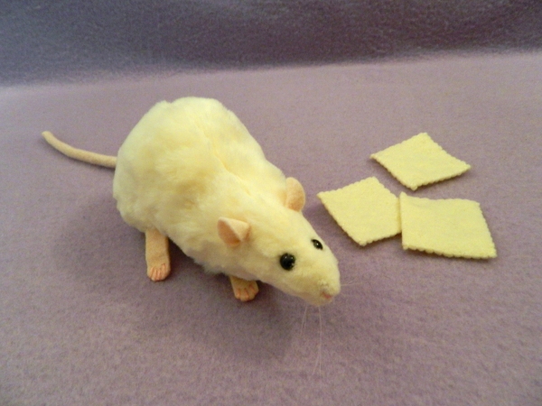 Ivory Berkshire Rat Plushie