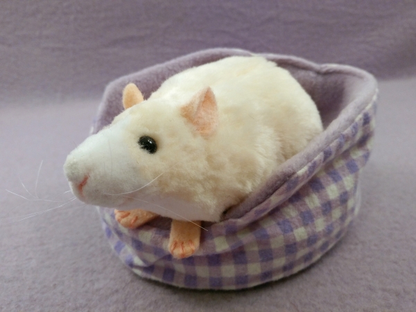 Ivory Blazed Rat Plushie