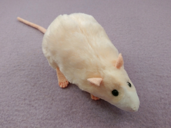 Ivory Blazed Rat Plushie