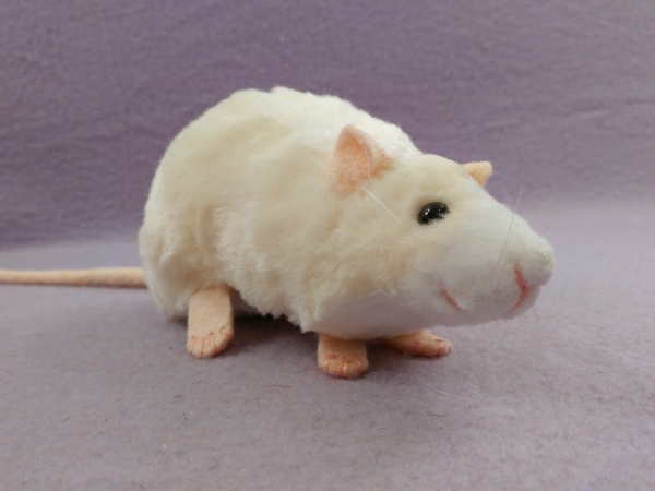 Ivory Blazed Rat Plushie