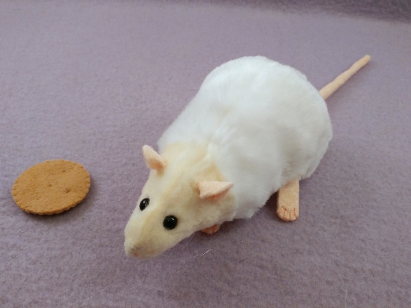 Ivory Capped Rat Plushie