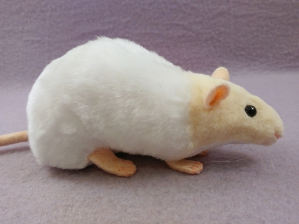 Ivory Capped Rat Plushie