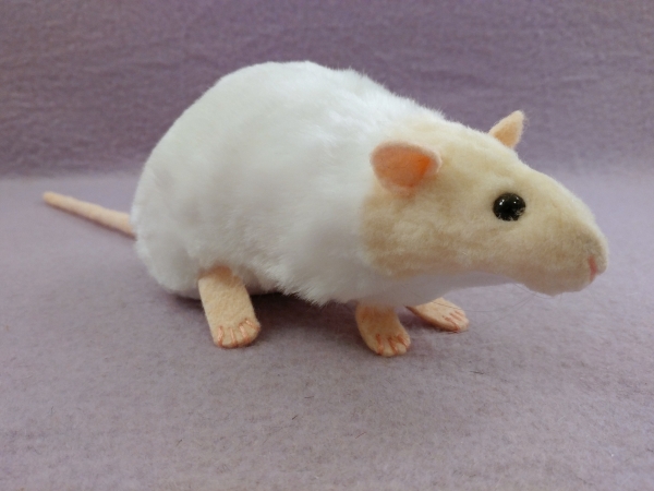 Ivory Capped Rat Plushie
